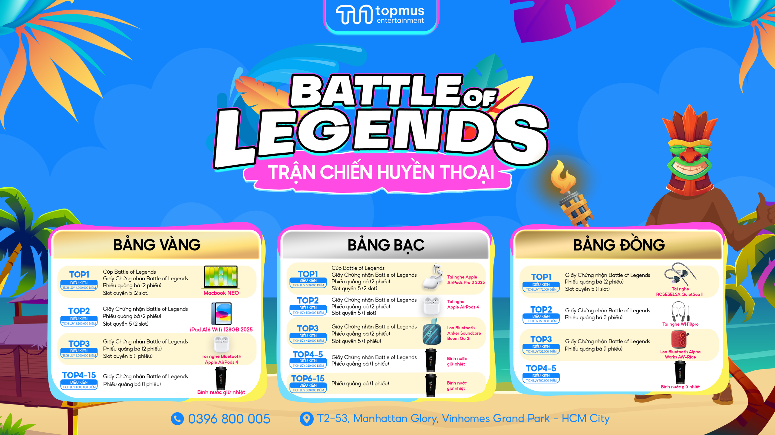 BATTLE OF LEGENDS 2026 - TRẬN CHIẾN HUYỀN THOẠI VINH DANH NHỮNG NHÀ SÁNG TẠO LIVE XUẤT SẮC NHẤT TOPMUS ENTERTAINMENT