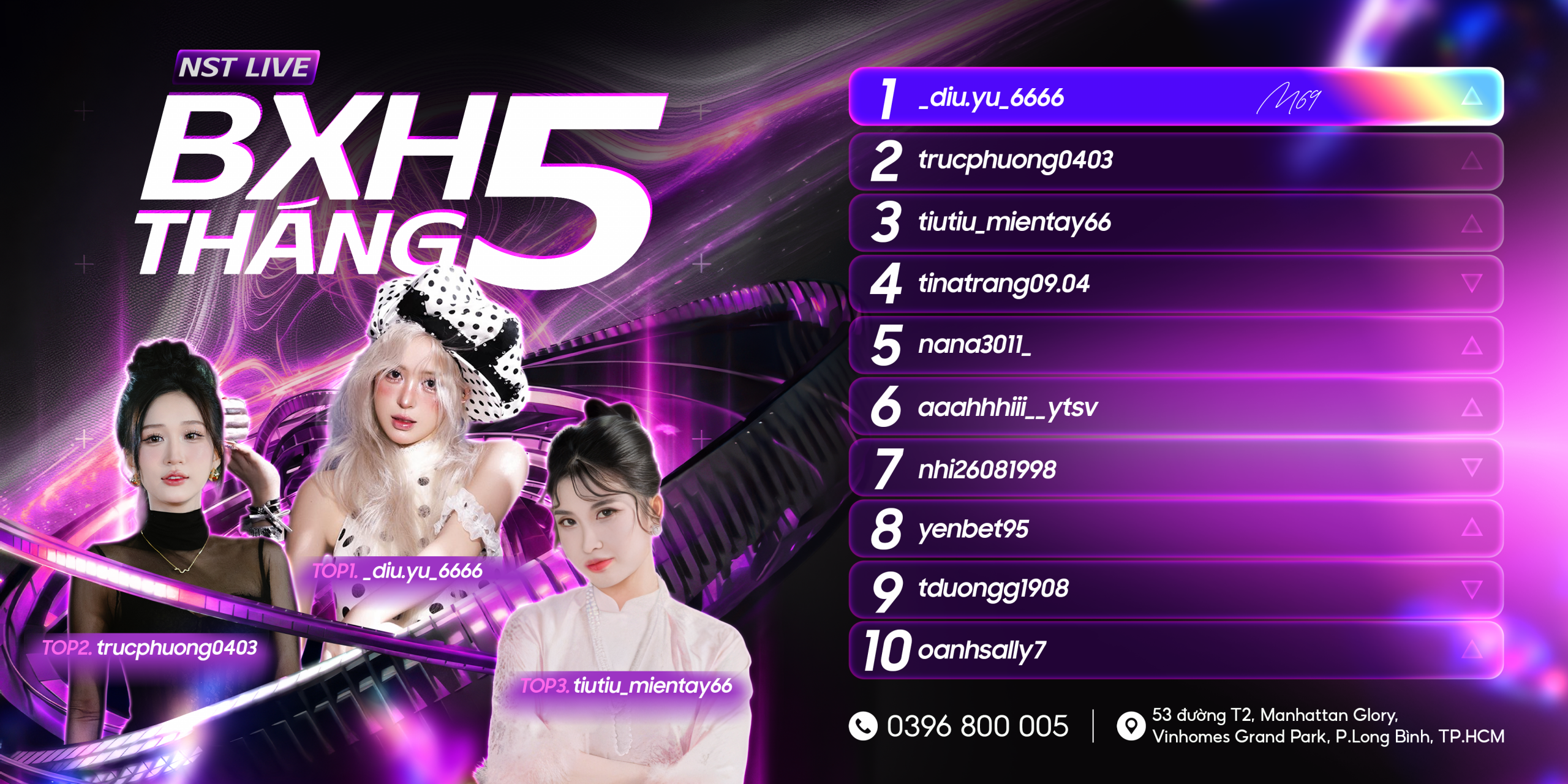 BXH THÁNG 5 TOPMUS: VINH DANH TOP 10 NHÀ SÁNG TẠO LIVE XUẤT SẮC NHẤT THÁNG