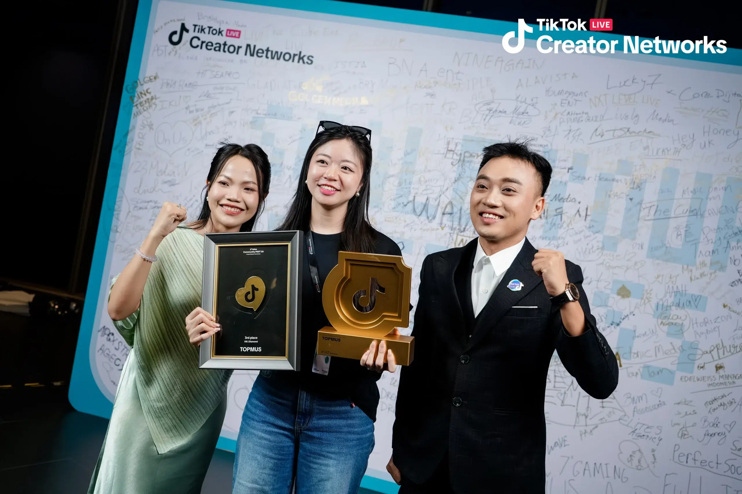 TOPMUS được TikTok LIVE vinh danh 'Đại lý xuất sắc nhất toàn cầu năm 2026'